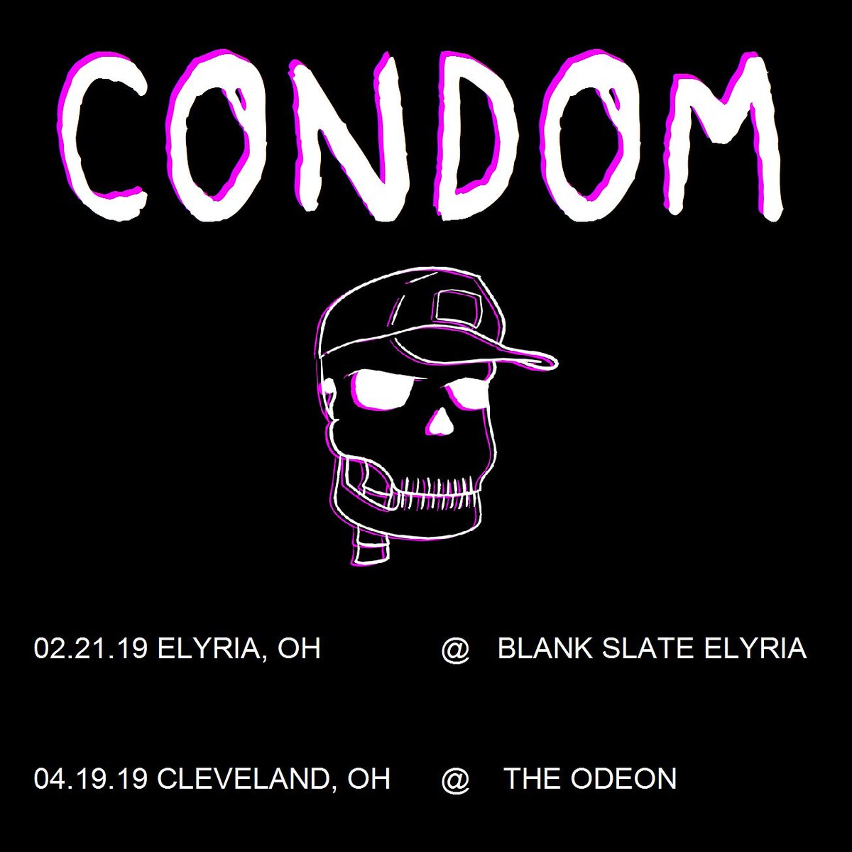 CondomOfficial's tweet image. 2.21.19 @BlankSlateEly 
4.19.19 @TheOdeonCLE