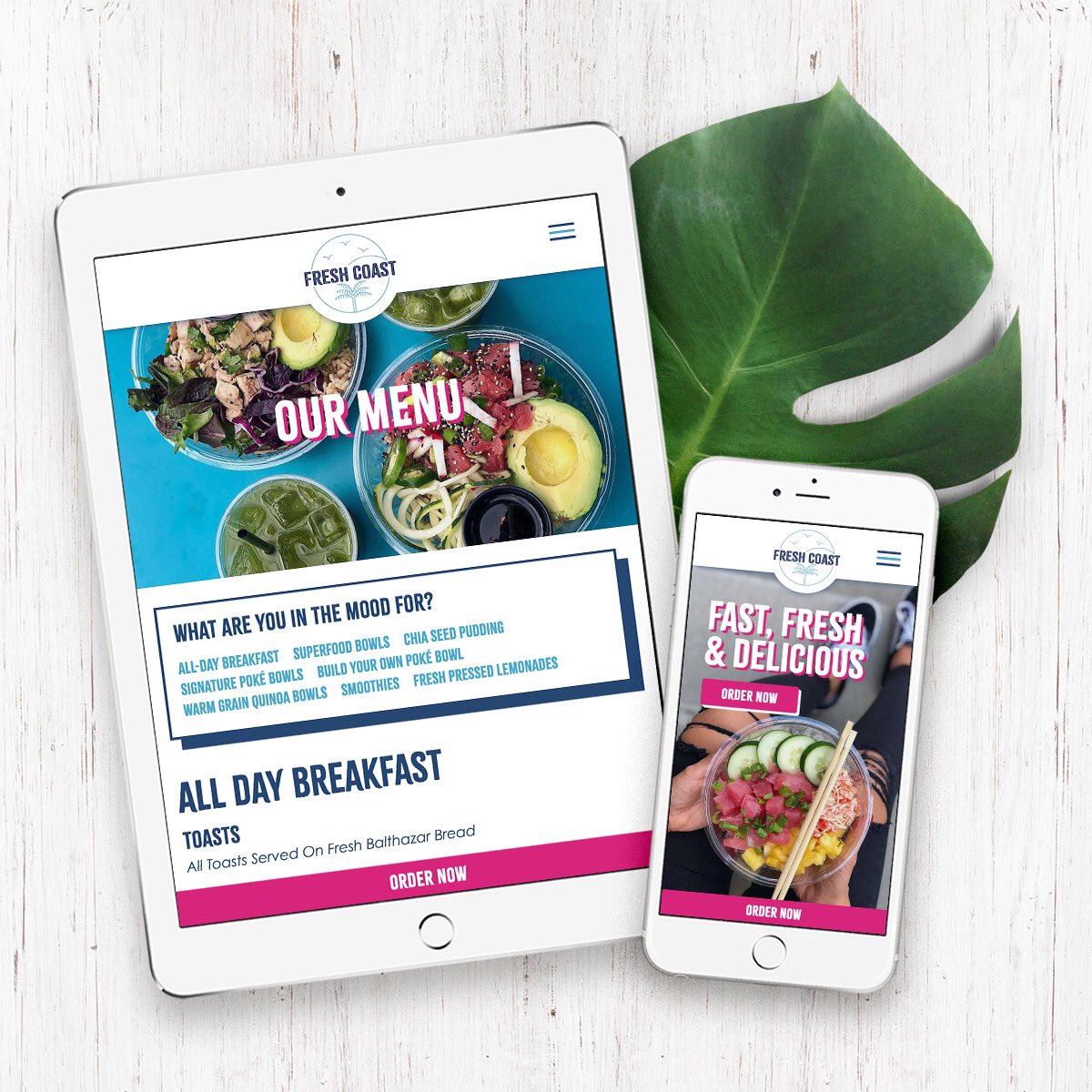 #JustLaunched - We linked up with the crew from <a href="/eatfreshcoast/">Fresh Coast Newark</a> to help with rebranding their website for their customers and franchise partners alike. #webdev #webdesign #ux #branding