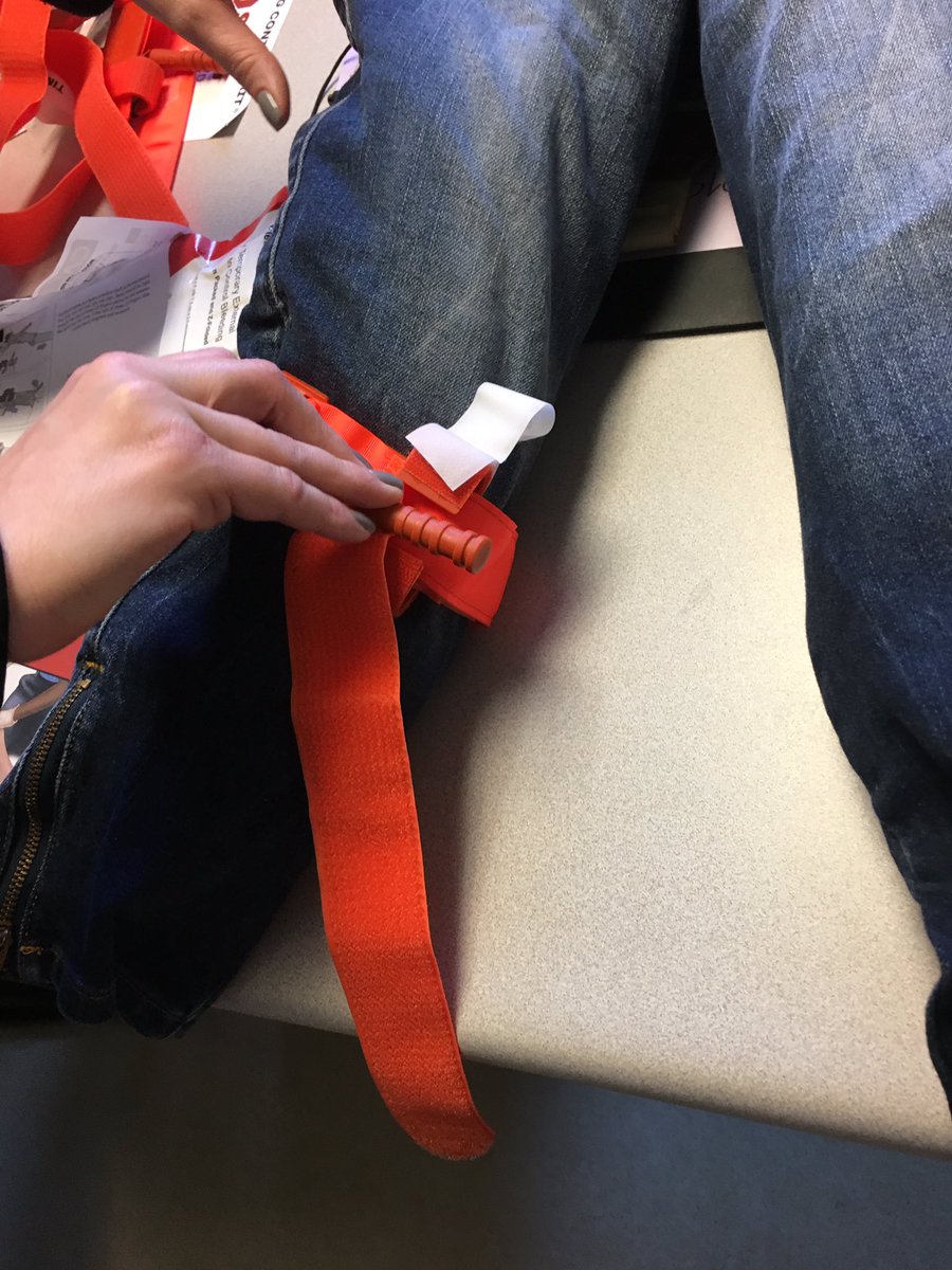 NB nurses are having hands on “ Stop the Bleed” training today.