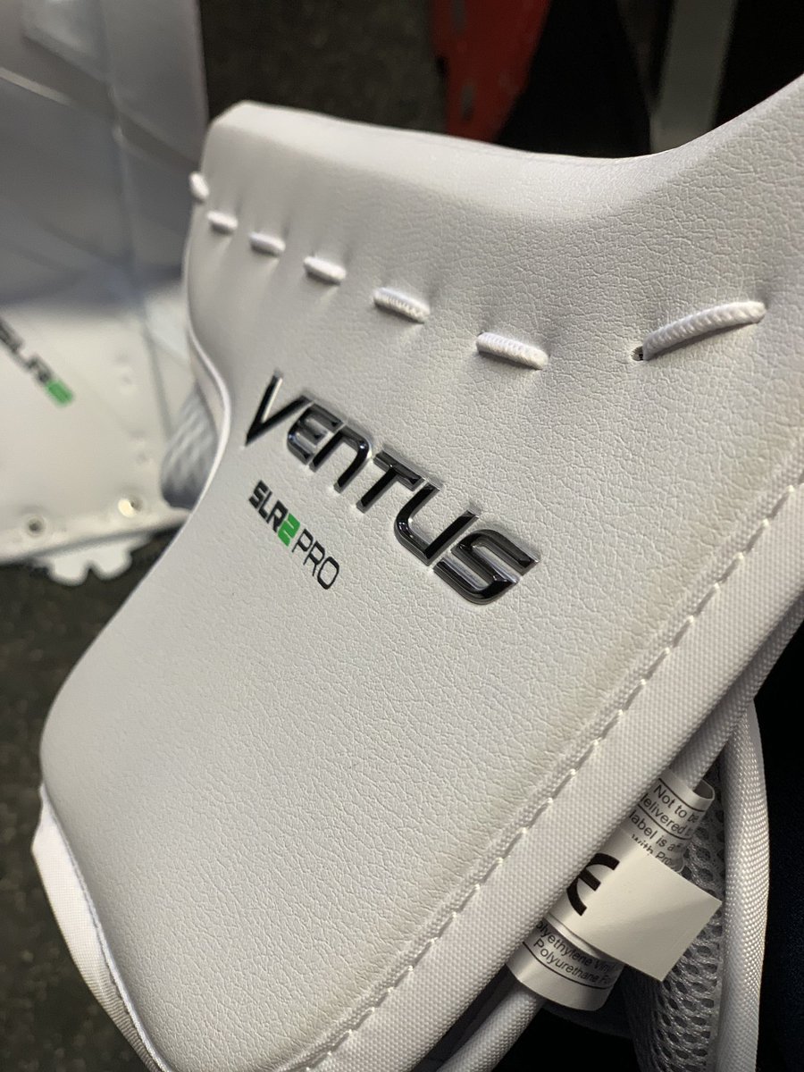 hockeyservices's tweet photo. They are heeeeeerrrrrrreeeeeeeeeee! Come check out the new Vaughn SLR2 leg pads, blocker, and glove! To learn more click the link below to watch one of Vaughn’s best explain the new technology in the pads! @VaughnHockey https://t.co/zSMVpA4vyl https://t.co/fyltvTAmm8