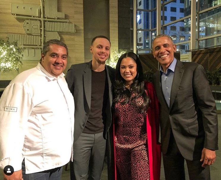janellewang's tweet image. How cool is this?! @ChefMichaelMina captured this photo last night and said "No greater privilege than to cook for this man on Presidents’ Day."  Pres. Obama in town for "MBK Rising" 3-day Conference in Oakland.