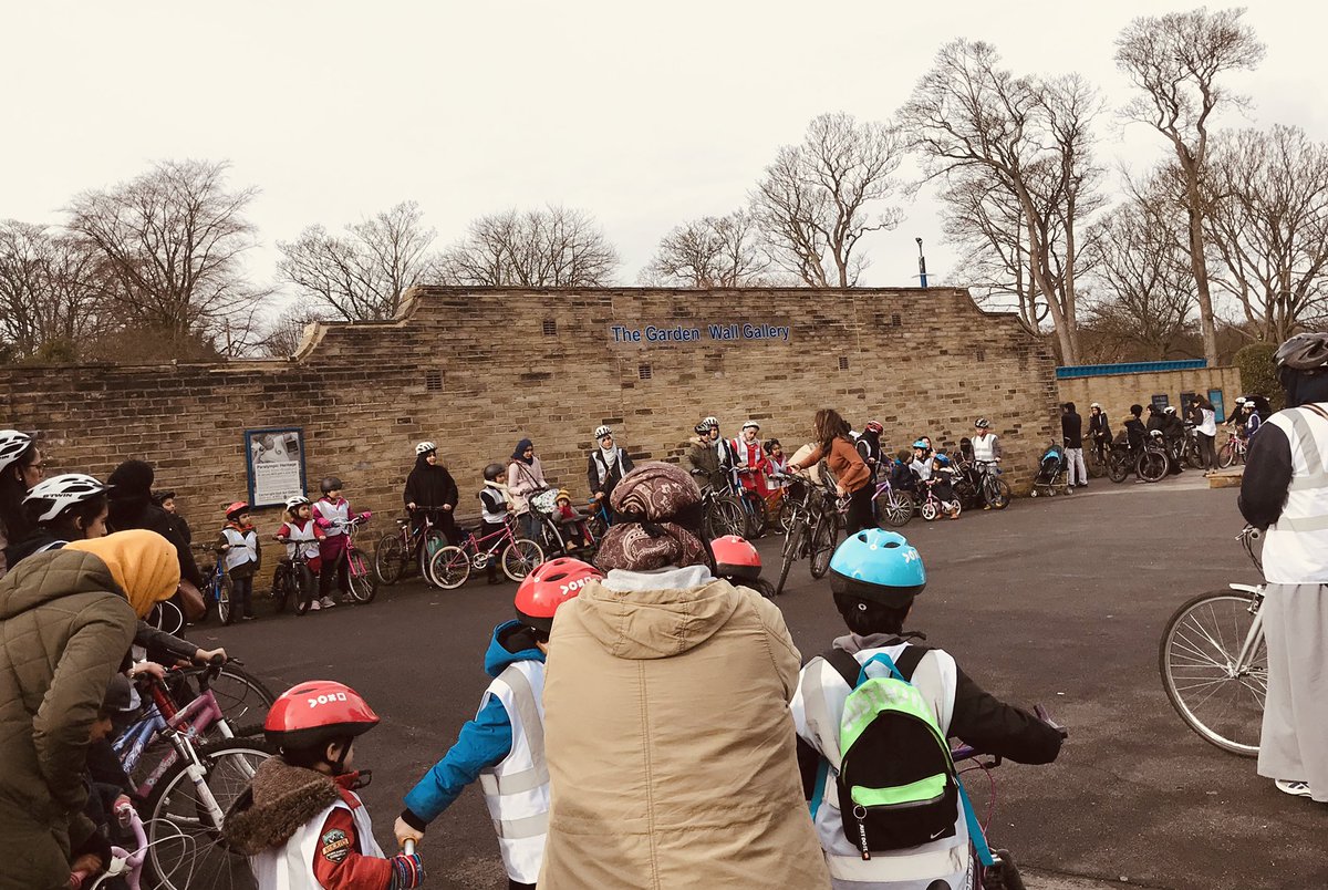hopon_bike's tweet photo. Amazing #halfterm turnout today in #Bradford over 70 new registrations to #cycle with us. Hope you guys all had fun. Look forward to seeing you at our Saturday sessions @GogaBradford @GetActiveGOGA @bradfordmdc @Fozia @shahida_kishver @Misteeq_khan #OneVisionTwoWheelsThreeWomen https://t.co/OumAVyEaDy