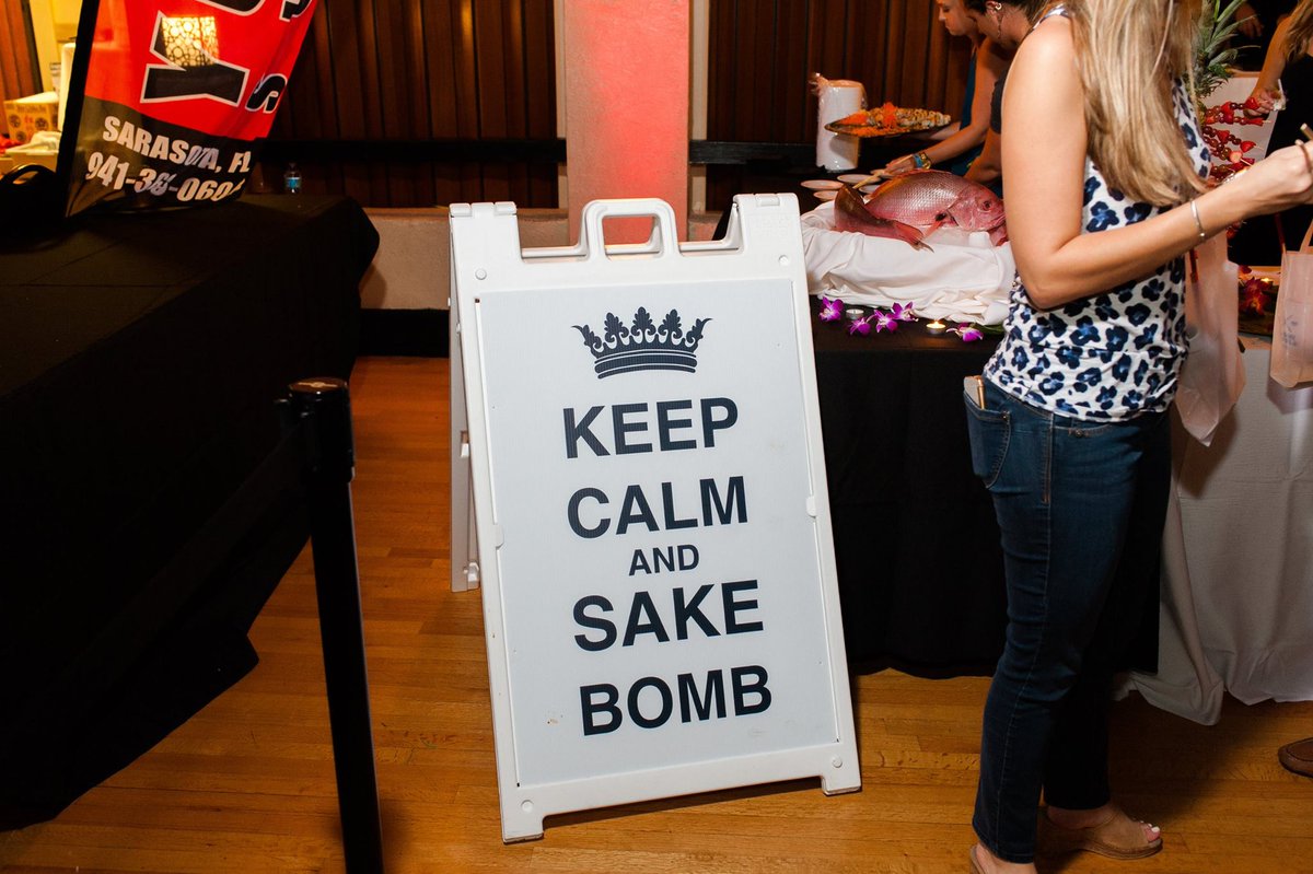 What's sushi without some delicious sake... more importantly... SAKE BOMBS! 🍣🍶

You won't want to miss out THIS WEDNESDAY at Armature Works!

Tickets here: eventbrite.com/e/sushi-battle……

#SushiBattleTampaBay