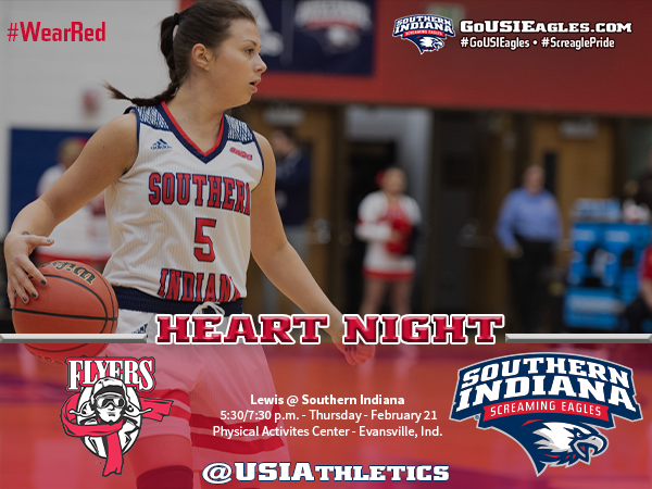 USIAthletics's tweet photo. GAME DAY! @USIwbb and @USI_Basketball host the @LewisFlyers on #HeartNight. Be sure to wear red to show your #ScreaglePride
📺: https://t.co/uzkVEfmnuT
📈(W): https://t.co/JlxvUorY8N
🎧: https://t.co/PE18Jxkn6Q
📊(M): https://t.co/LLnFGogVwJ
📻: https://t.co/MVuM0j82fH https://t.co/hnNnCORv7I