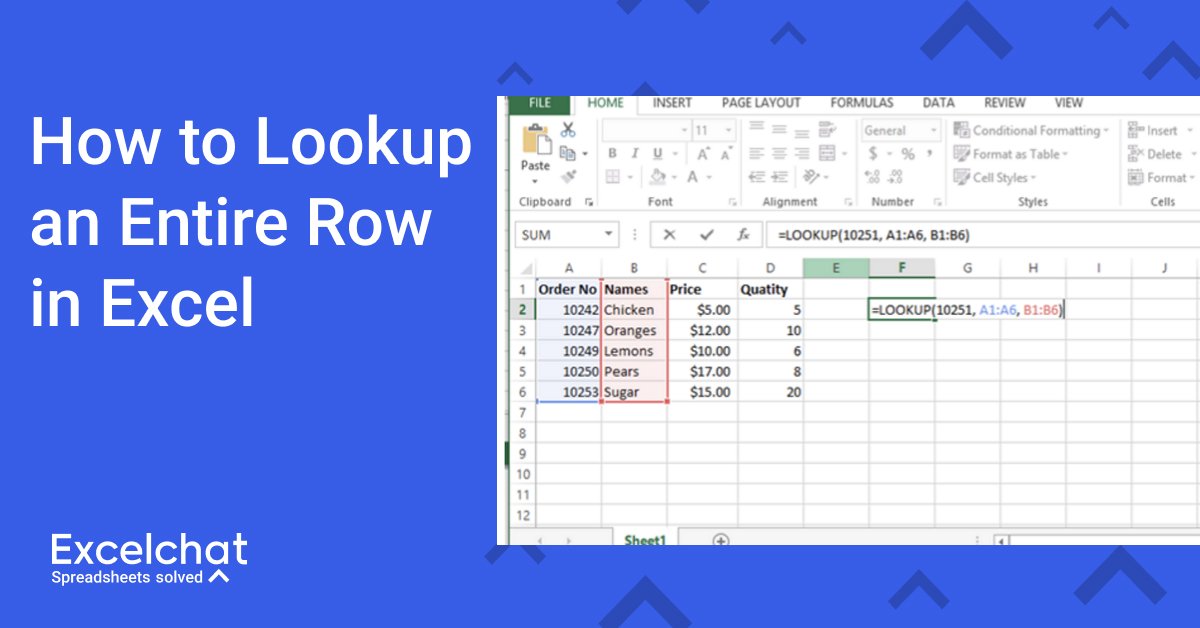 GotIt_AI's tweet photo. How to Lookup an Entire Row in #Excel. Learn more! ==>> https://t.co/xH5m2BINWK 
#Excelchat #SpreadsheetsSolved #ExcelTips https://t.co/Zh3usk2BDv