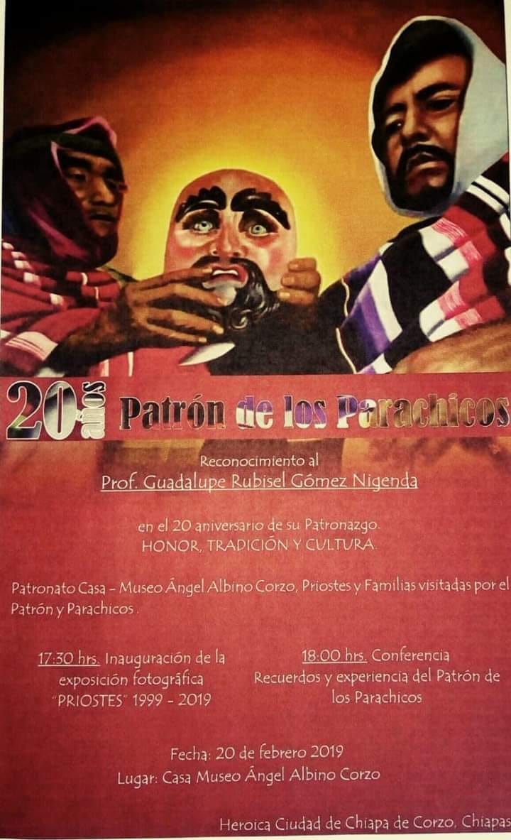 Cooltoura_CH's tweet photo. #AgendaCool
Para este 20 de febrero te traemos dos eventos culturales 👇
🔸El reconocimientos al profesor Guadalupe Rubisel Gómez Nigenda por sus 20 años en el cargo como Patrón de los Parachicos en #ChiapaDeCorzo.
🔹El anuncio del Carnaval Zoque Coiteco en #TuxtlaGutiérrez. https://t.co/V9iR4qMYsQ