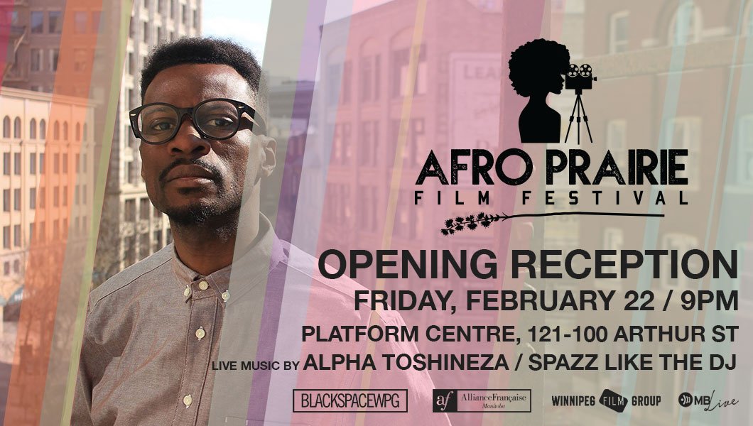 manitobamusic (@manitobamusic) on Twitter photo The 2019 Afro Prairie Film Festival kicks off its second year this week! Don't miss the free opening reception this Friday Feb 22 at Platform Gallery featuring live music from <a href="/alphatoshineza/">Alpha Toshineza</a> and more! facebook.com/events/2223270… #mblive The 2019 Afro Prairie Film Festival kicks off its second year this week! Don't miss the free opening reception this Friday Feb 22 at Platform Gallery featuring live music from <a href="/alphatoshineza/">Alpha Toshineza</a> and more! facebook.com/events/2223270… #mblive