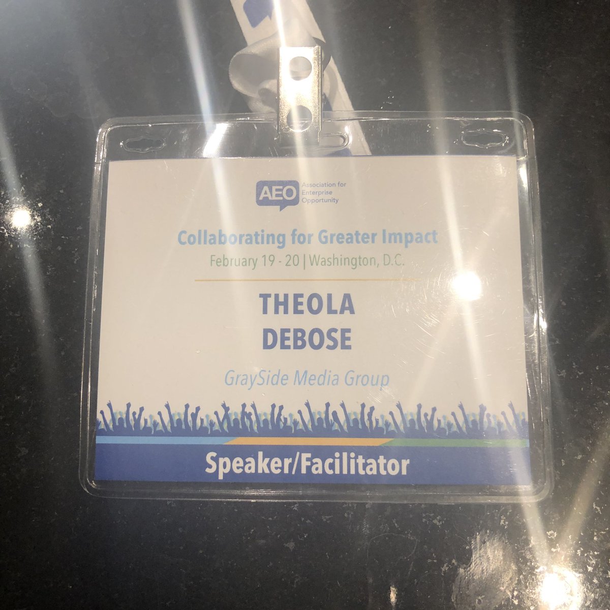 Made it! Can’t wait to lead the focus group on Re-Entry Entrepreneurial Readiness with some amazing entrepreneurs. #AEOCollaborates #lifeafterjournalism #lifeafterjourno