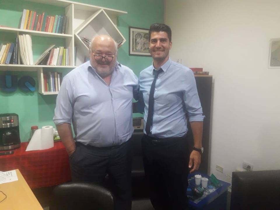 Recibi visita del Gerente del Banco Credicoop, Juan Manuel Puegher. Armamos la agenda de trabajo para todo el año 2019. Coincidimos en q Quilmes es una ciudad con gente de honor, trabajo y honesta.  De ese camino no nos vamos a apartar. Con la moral bien alta y mucha fortaleza !!