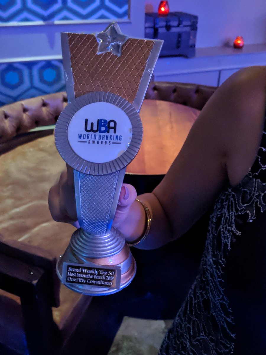 Delighted to be named in the 50 most innovative brands <a href="/BankingAwards/">WorldBankingAwards</a> #worldbankingawards (wine now)