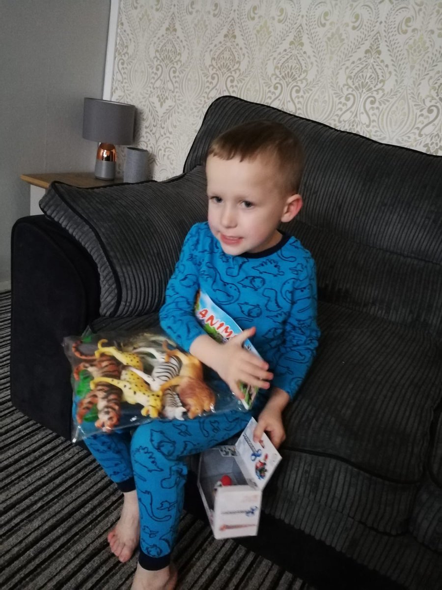 Aww thank you , <a href="/amazon/">Amazon</a> <a href="/alexadevs/">Alexa Developers</a> <a href="/amazon/">Amazon</a> My son Harley was so excited to open his birthday present off you today 😊 #YouMadeHisDay