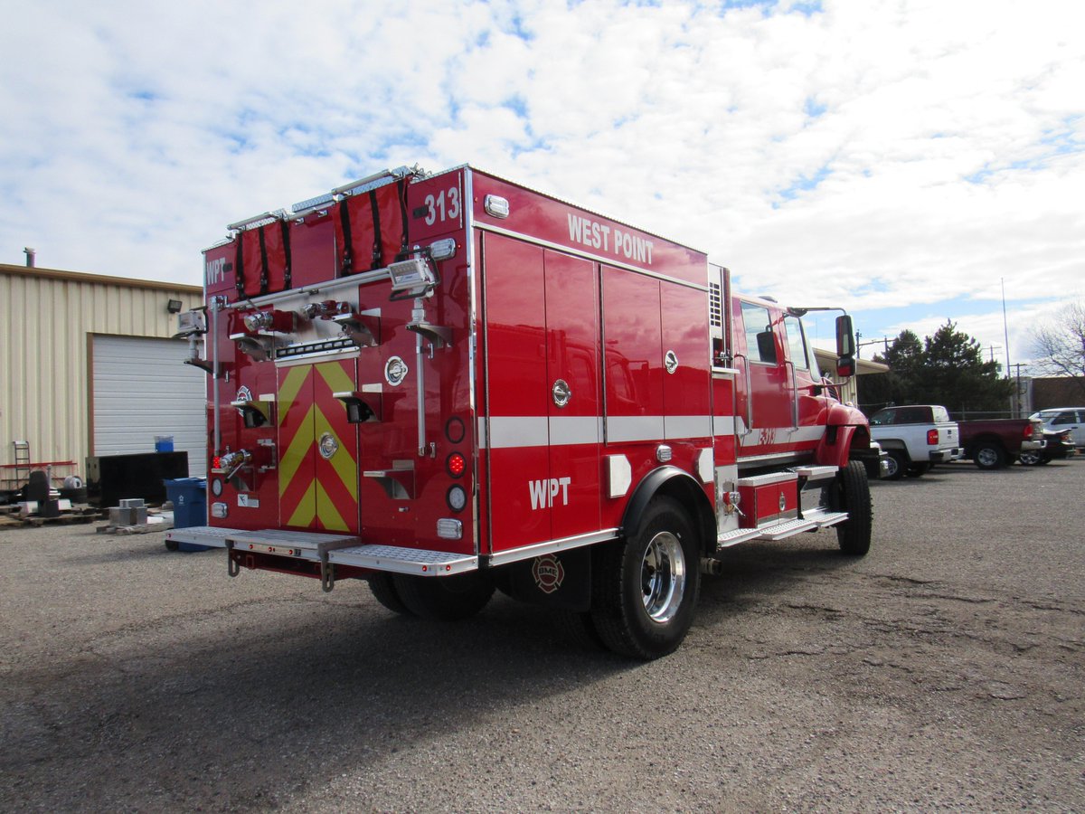 BMEFire's tweet photo. #RecentDelivery: Another #Model34 is headed to California... Thank you West Point Fire for choosing #BME! https://t.co/DJVYQd8FvW