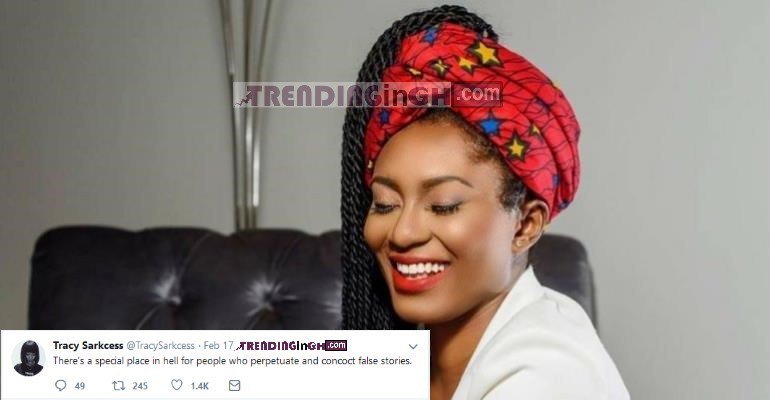 Updates_Base's tweet photo. Tracy Sarkcess Worried About False Stories, She Jabs Some Bloggers
Wife of Sarkodie, Tracey has a message for some people who fabricated false stories about her. Some bloggers published false stories about Tracey that she fell on… https://t.co/8zn07zm7Wj https://t.co/8iGvKIPOiD