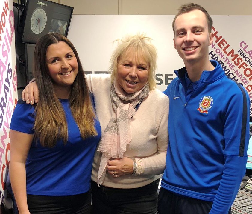 EssexCountyFA's tweet photo. Thanks to @sadienine for Friday morningโs live chat on @BBCEssex about female referees, featuring @EmmaGregory86 and, from the @EssexReferees Department, Lukas Wood (listen from 17:00): https://t.co/777uVXETyn #SupportTheRef #GirlsThatRef #DevelopedInEssex https://t.co/nU8jHATHac