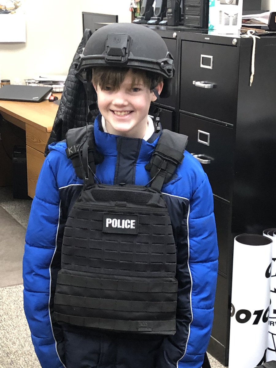 WabashCity's tweet photo. Alan Smith is Mayor for the day this morning, visiting all City Departments with Mayor Long!  He’s a 4th grader at St. Bernard’s elementary in Wabash! https://t.co/USSDUWHjW9