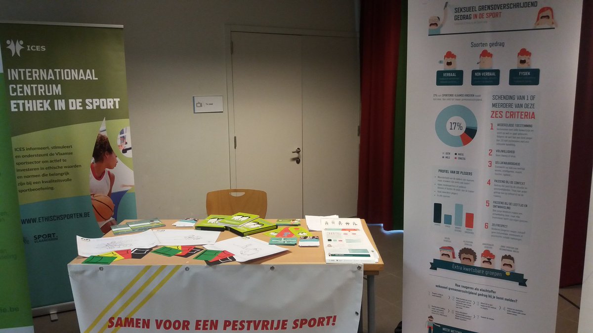 Simon_DeVriendt's tweet photo. Ga voor een veilig sportklimaat in jouw gemeente! Infostand @ICESvzw op schepentreffen @ISBvzw @SportVlaanderen https://t.co/rwkHk7upef