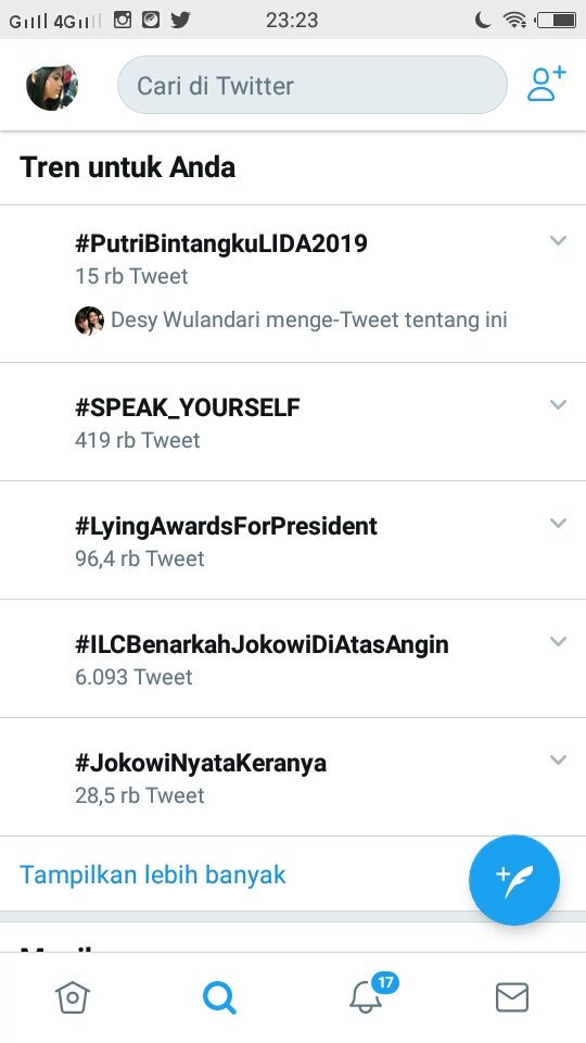 Go 20rb tweet gengs sepikan grup kumpul smua disini kita..
#PutriBintangkuLIDA2019