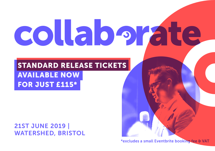 CollaborateConf's tweet photo. Our speaker line up so far...

@JamFactory - @aardman
@hb_stylo - @RegistersOfScot
@ergonjon - @we_are_Nomensa
@katchja - @theCityAI

...and we'll have more announced next week!

Tickets are being snapped up in record time so book yours quick: https://t.co/qLvmTlo4Ey

#UX #design https://t.co/8EDgL1S1Am