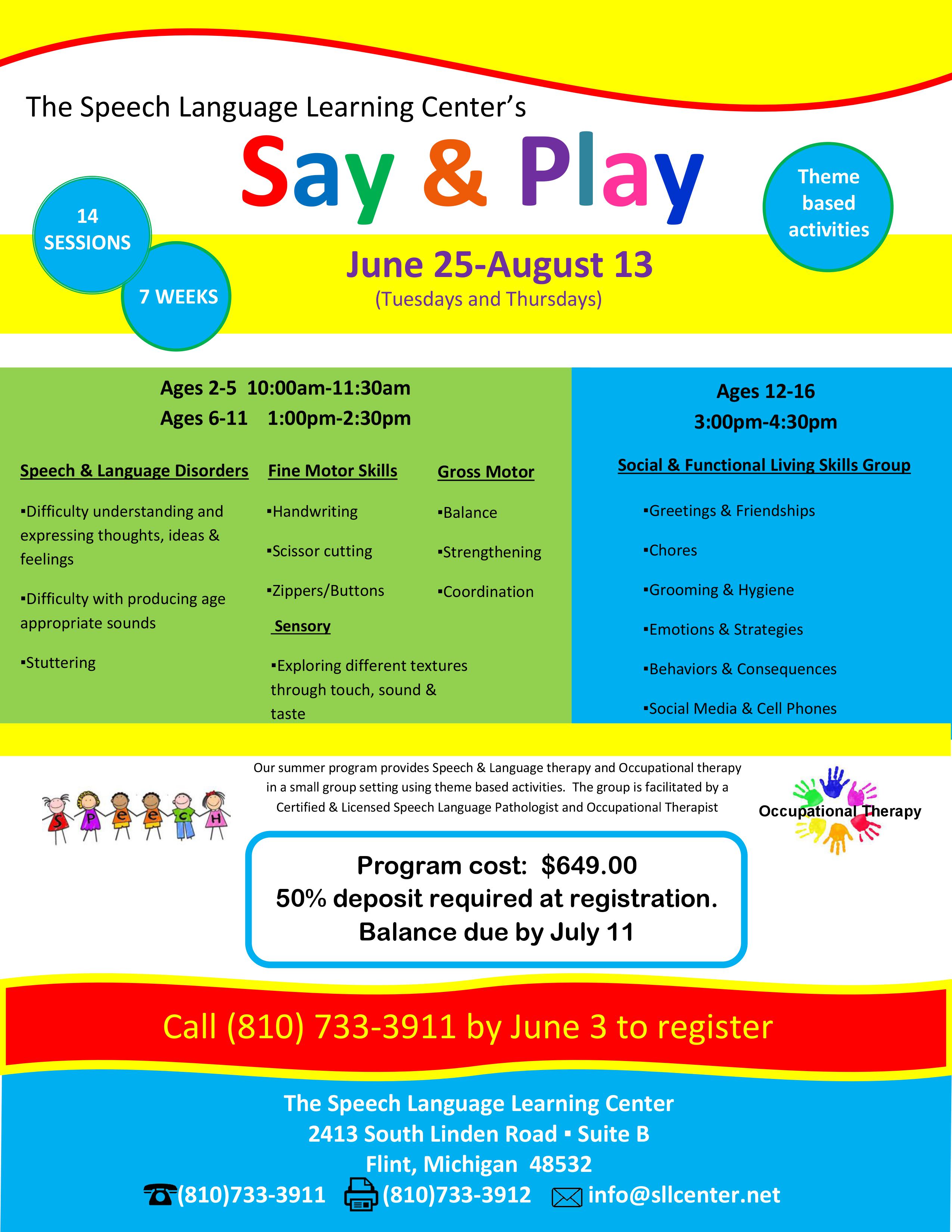 The Speech Language Learning Center (spchlangpath) / Twitter