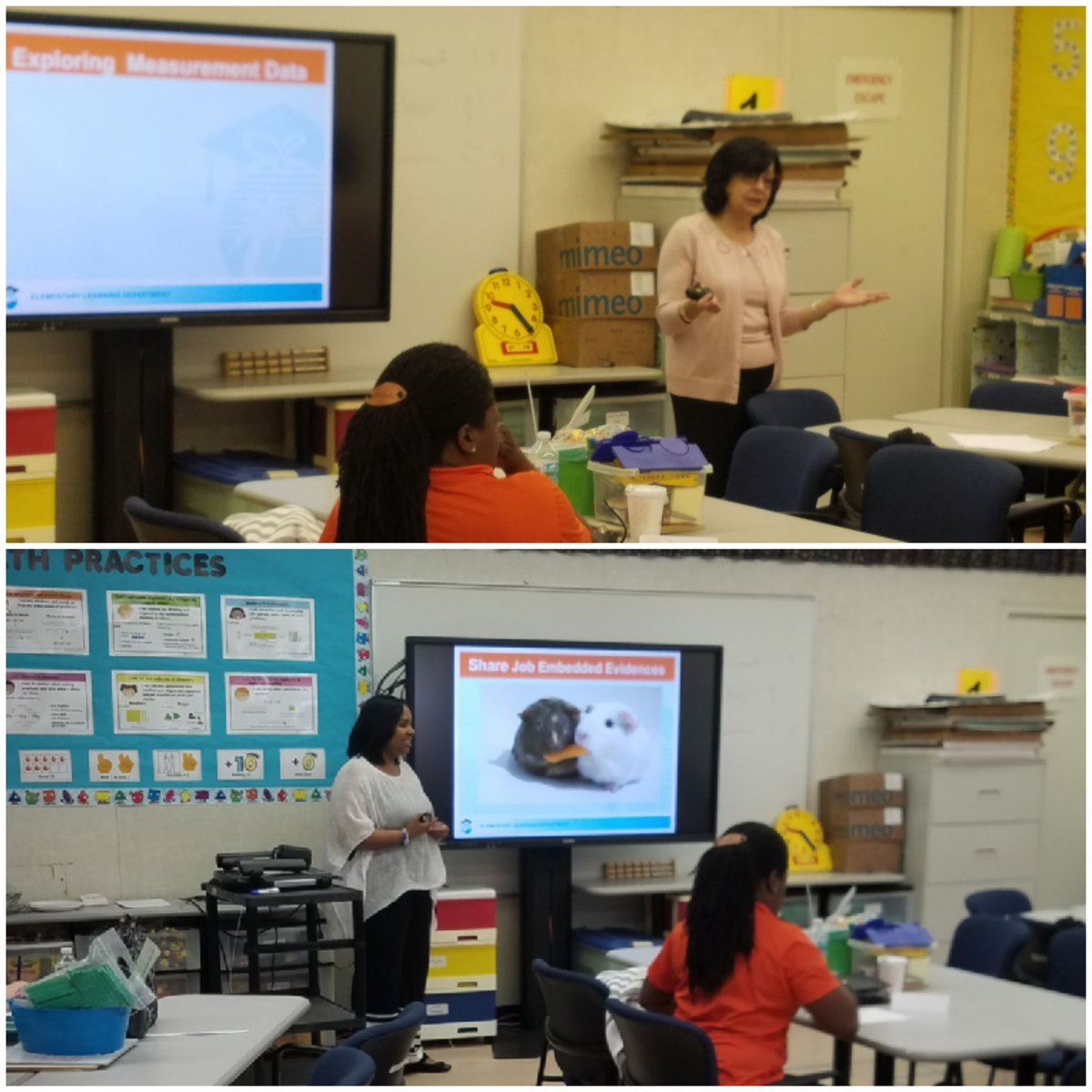 Enjoying Measurement and Data PL with Anastasia and Kathy T.