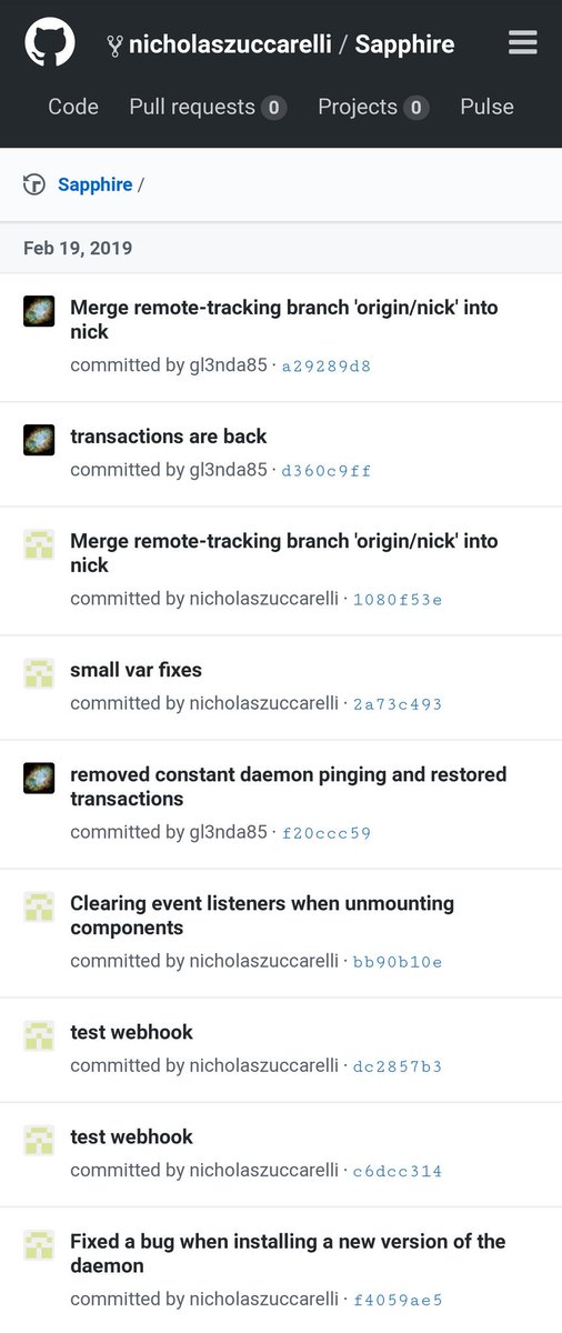 project_ecc's tweet image. Double team today on the Sapphire code from Dylan and Nick. #code #BetterTogether #DynamicDuo #blockchain #crypto #ecc #Sapphire #satoshi #Unity
github.com/nicholaszuccar…