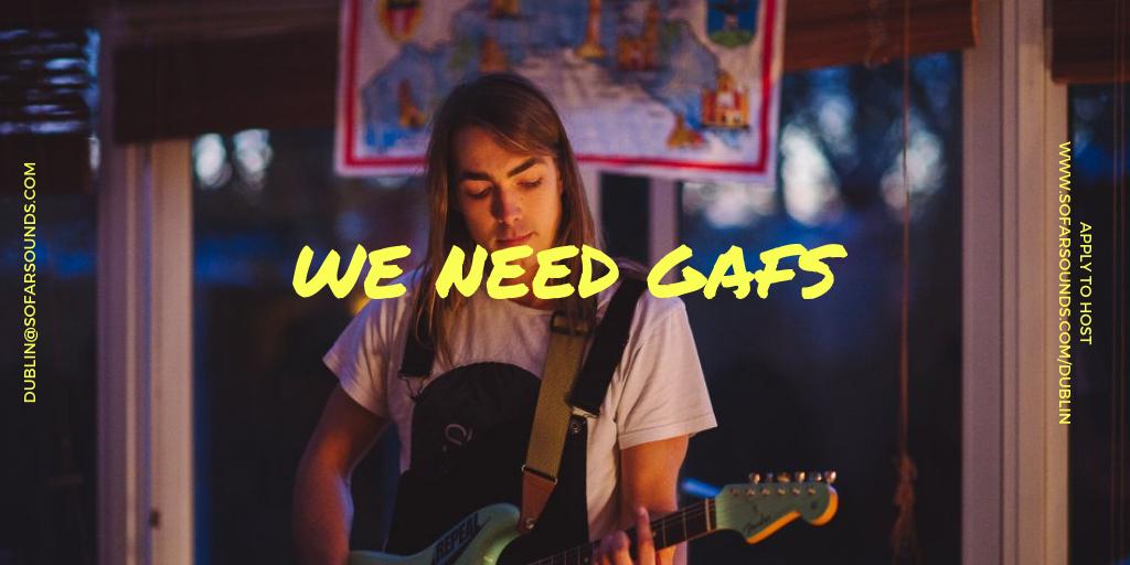 We want to bring more Irish music to livings rooms and unusual spaces this year. Have a space, cafe, studio or living room? 📩 dublin@sofarsounds.com