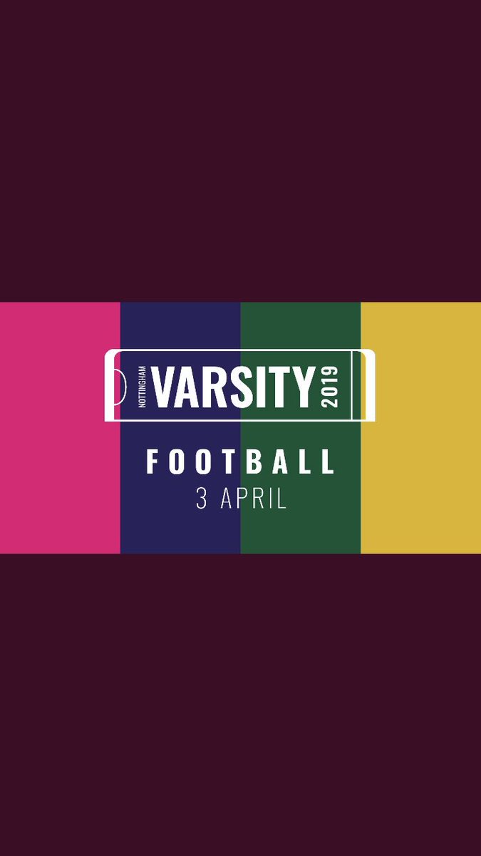FINALLY!! The long awaited Varsity fixture is back at <a href="/Basfordutdfc/">Basford United FC</a> on Wednesday 3rd April ⚽️ Let’s get a massive crowd as our boys need you 💗💗