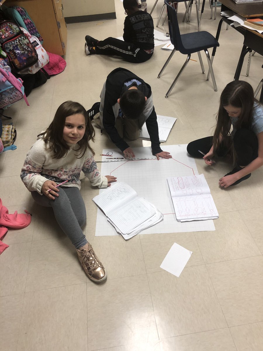 DesireeBlunt2's tweet photo. My 4th graders are enjoying finding perimeter today! @alemanmath #mathismarvelous #Ott15Years https://t.co/oK3PA5DAEq
