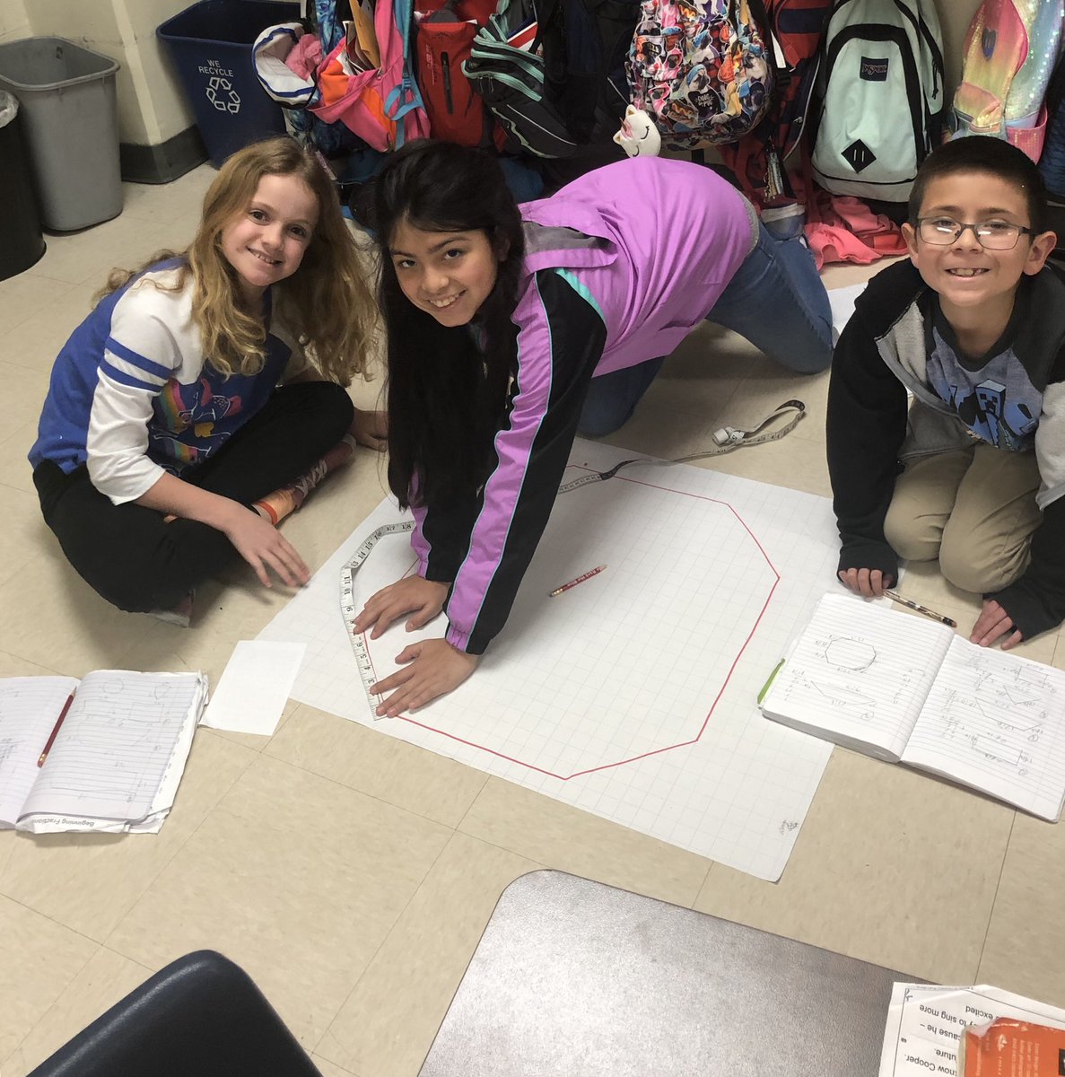 DesireeBlunt2's tweet photo. My 4th graders are enjoying finding perimeter today! @alemanmath #mathismarvelous #Ott15Years https://t.co/oK3PA5DAEq