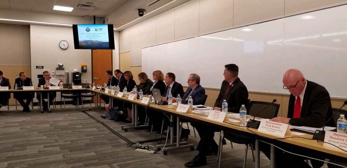 rwcdaz's tweet image. Governor Lewis is speaking in opposition to Speaker Bowers’ bill (HB2476) at the Drought Contingency Meeting this morning. 
#azwater #azdcp