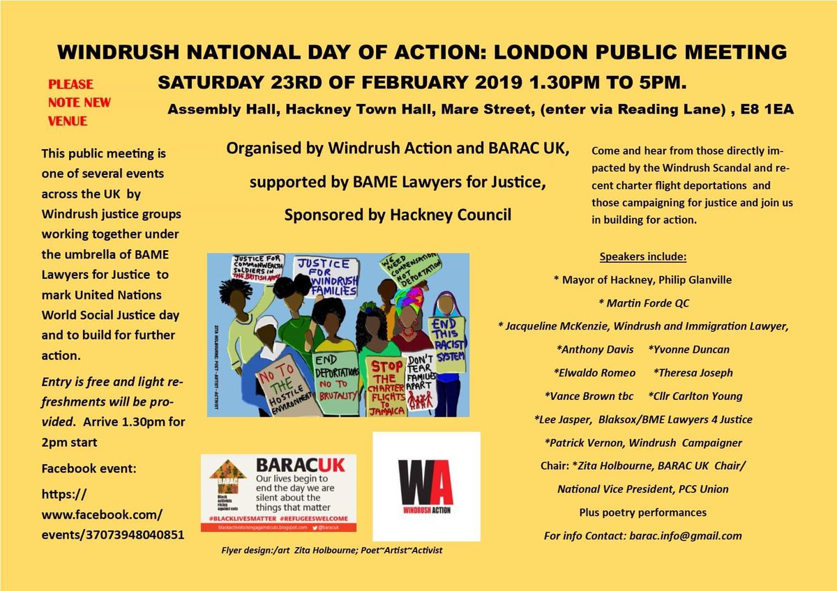 Patrick Vernon (@ppvernon) on Twitter photo Great support from <a href="/mayorofhackney/">Mayor of Hackney</a> <a href="/carolewilliams/">Carole Williams (also on Blue Sky)</a> on National Windrush Day of Action for justice to Windrush Generation and victims of #HostileEnvironment Great support from <a href="/mayorofhackney/">Mayor of Hackney</a> <a href="/carolewilliams/">Carole Williams (also on Blue Sky)</a> on National Windrush Day of Action for justice to Windrush Generation and victims of #HostileEnvironment