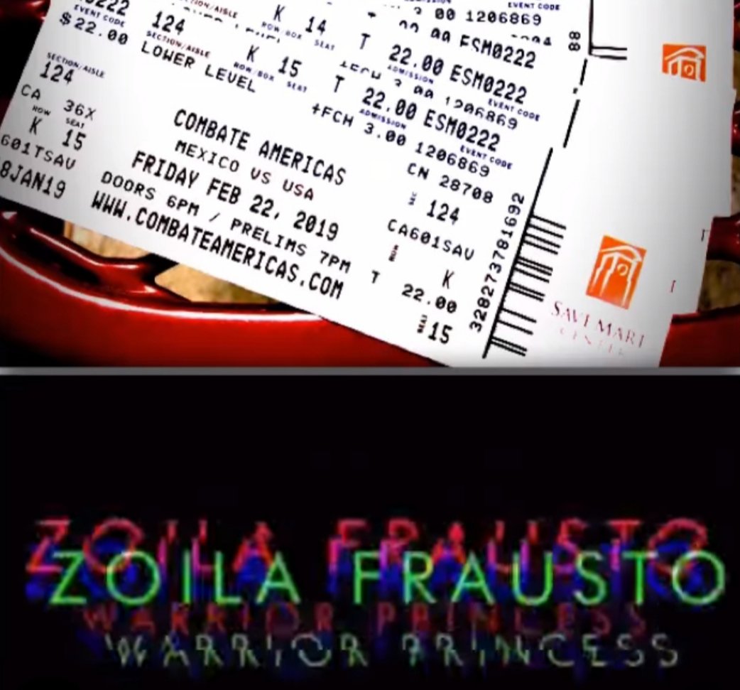 DJ_2Bounce's tweet image. #WMMA Fans if you have not got your tickets to see #TheWarriorPrincess back in action, what you waiting for!
Hit up @ZoilaFrausto for your tix &amp;amp; support #TeamFrausto even you cant make it you can buy a ticket and pay it forward to another #MMA fan!
@combateamericas #MexicoVsUSA