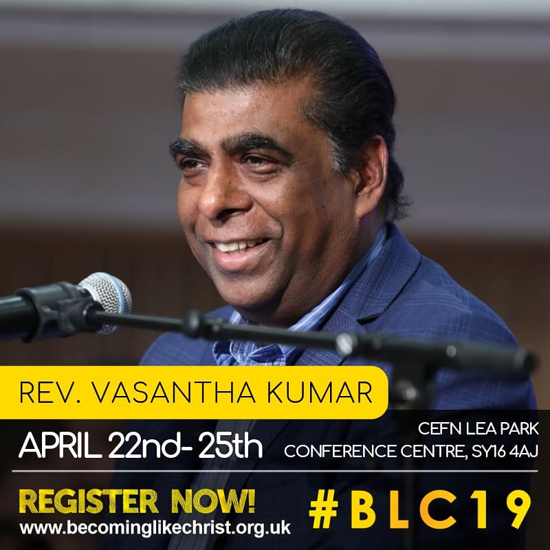 blcconferenceuk's tweet photo. Reverend Vasantha Kumar will be joing us again this year at BLC 2019! He's an incredible communicator and has a passion for the Word of God.
Register Now!
Link in the Bio!
#BLC19 #blcconference #tamilconference #christian #cefnlea #wales #becominglikechrist #christianconference https://t.co/Av1jWpK0J8