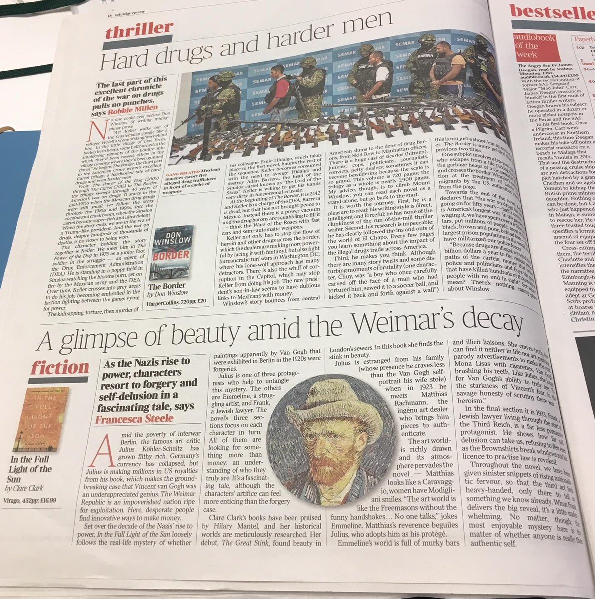 ViragoBooks's tweet photo. 'A glimpse of beauty amid the Weimar's decay... a fascinating tale' featured in @thetimes for @claresclark #FullLightoftheSun
Can't wait for 'Van Gogh and Britain' @Tate opening next month
https://t.co/hIapTUZzZD https://t.co/hIu6vCR6qc