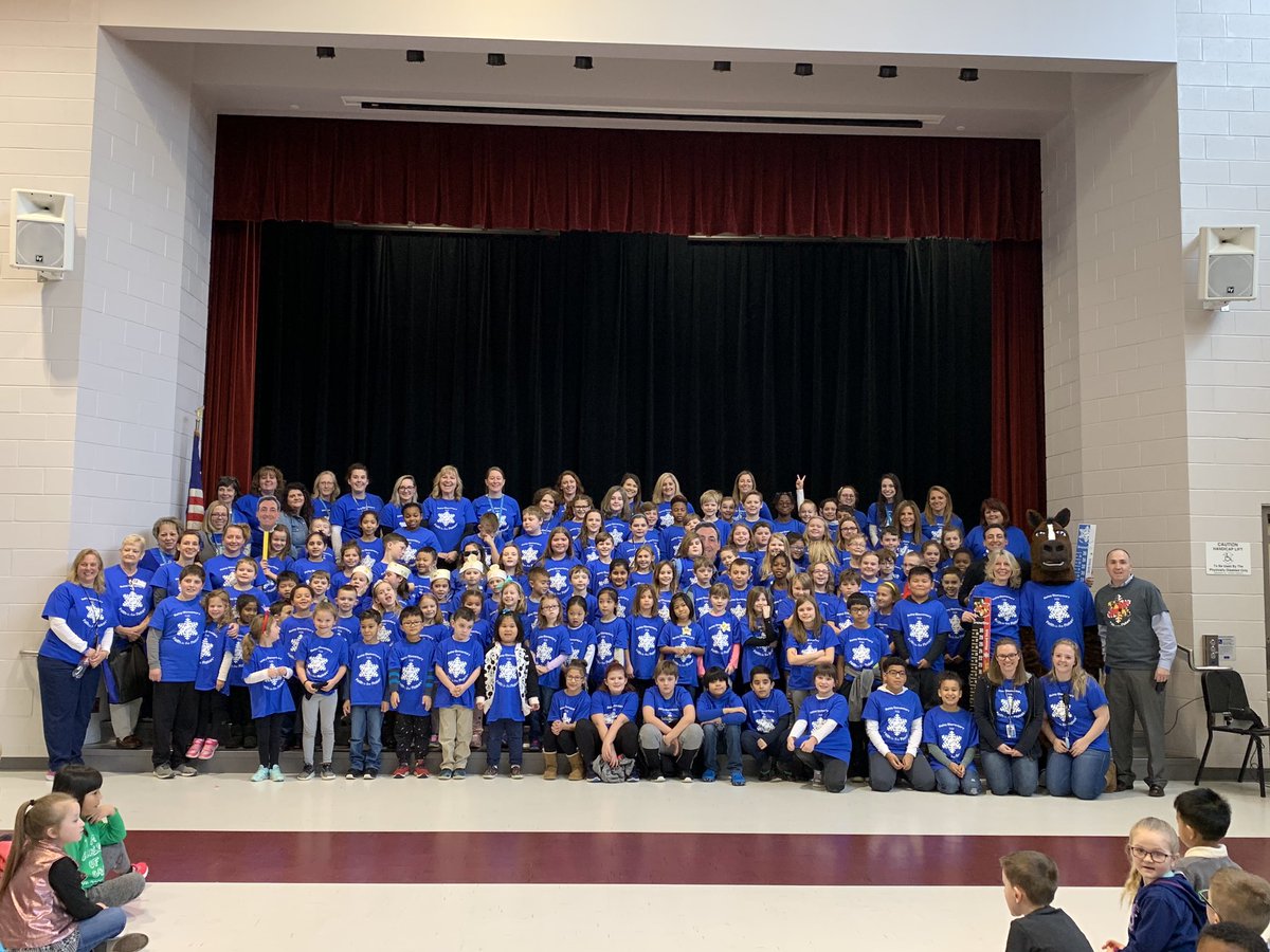 JustinWeather's tweet photo. I ❤️Relay ES! 200 kids and faculty in #FITF gear. It’s working
☃️📏💙❄️
Today: 3rd attempt after 2 dates snowed out. 
*Love handing them a $600 check/fundraiser. Also #STEM assembly before a snow day.
Can’t guarantee when I don’t decide, but it’s pretty likely 😉 @BaltCoPS https://t.co/7NQ3kc23bh