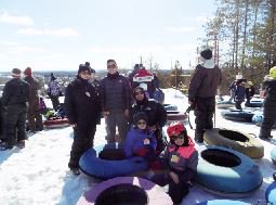 RiversideBrass's tweet photo. Riverside Brass employees and their families having a fun-filled tubing day @ChicopeePark! Thank you to all those who helped organize this event for everyone! #Tubing #FamilyDay2019❄️👪 https://t.co/IZ5RgA5aJw