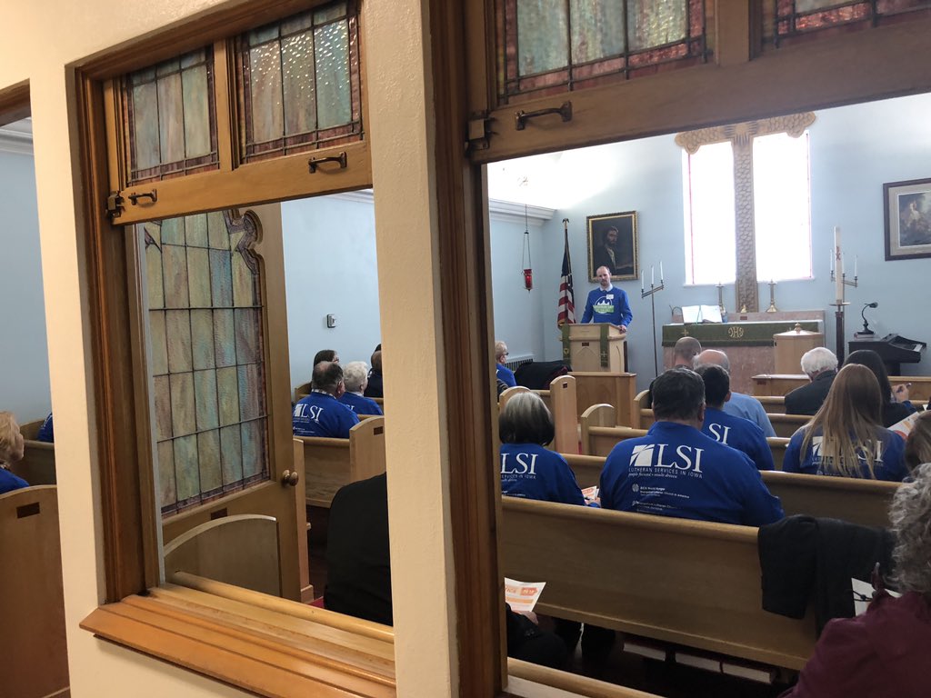 Refugee advocacy session with LSI Director of Refugee Community Services Nick Wuertz. #LDH2019