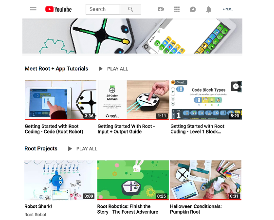 dailystem's tweet photo. If you've gotten a Root #coding robot for your classroom, or you're thinking about getting one, you should check out the updated @codewithroot YouTube Channel that now includes tutorials &amp; more!
https://t.co/xjtVm5su6c https://t.co/T76Yt75Jhh