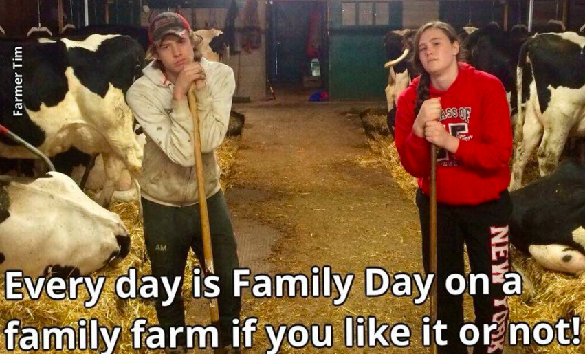 definesuccessca's tweet photo. We noticed a common theme on #Twitter yesterday:
Strong #Farm #Families coming together.
Every day for a #farmer is #Family day - and we respect that and the work they do.
Thank you!
#OntAg https://t.co/JygOEDIlSg