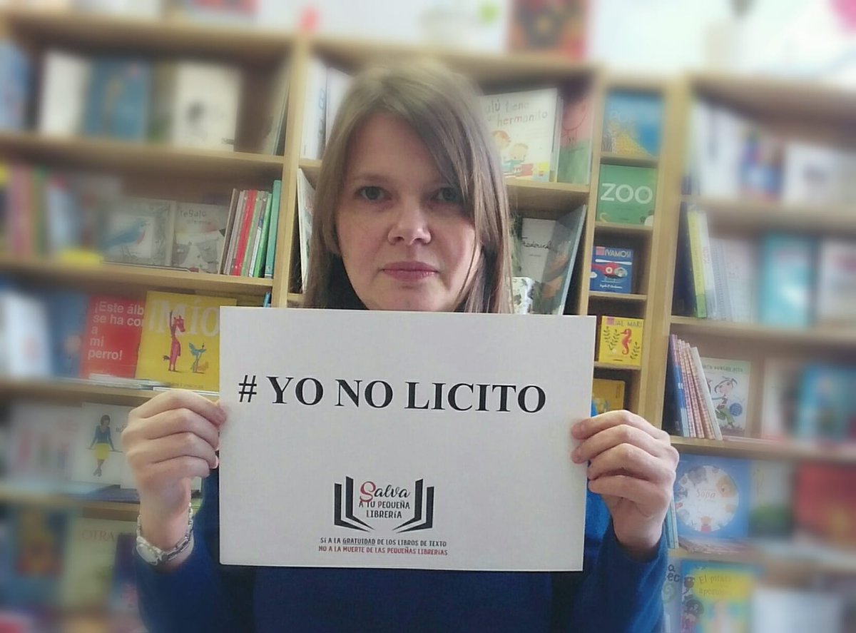 DeLibrerias's tweet photo. #YoNoLicito porque no nos podemos permitir el aval exigido por la @ComunidadMadrid a mantener durantes 4 años, sólo los grandes pueden hacerlo #Librerías #libreros #libros #Accede
@Irene_Montero_ @ManuelaCarmena @MeganMaxwell https://t.co/uRMcaFI1Yq