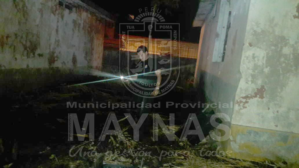 Hoy en horas de la madrugada el serenazgo de Maynas se constituyó a la quinta cuadra de calle Loreto cruce con Nanay por el llamado de los vecinos, quienes denunciaron la presencia de personas de mal vivir en el interior de una vivienda abandonada y que esta sirve como fumadero.