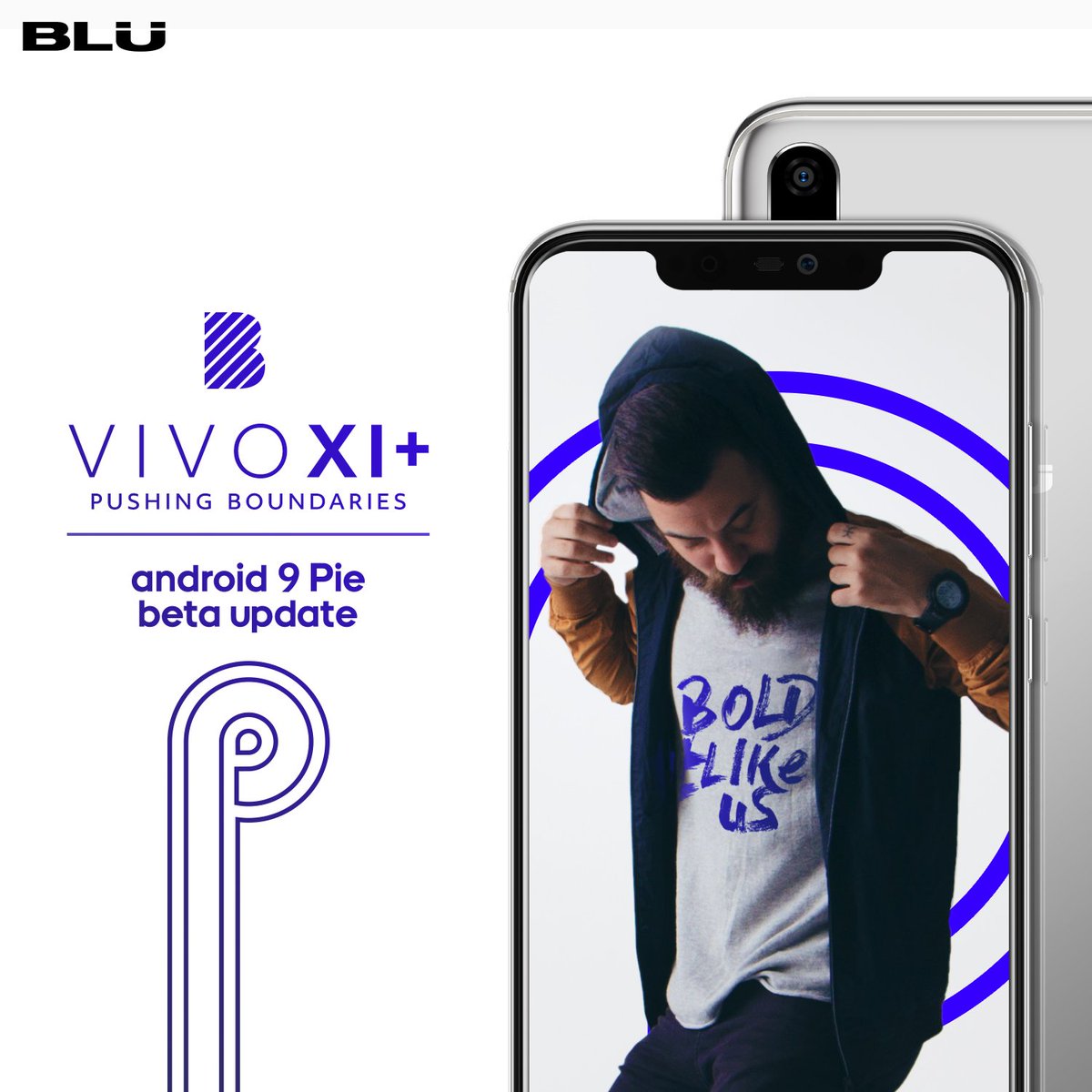 BLU_Products's tweet image. Still haven&apos;t gotten the update? 

The Android P Beta Update is available for your BLU VIVO XI+. Please click on the link to sign up!

bluproducts.com/android-softwa…

*Customers will get the Android P Beta update 24HR after sign up.*

#AndroidP #BLUUpdate #VIVOXI+ #AvailableNow