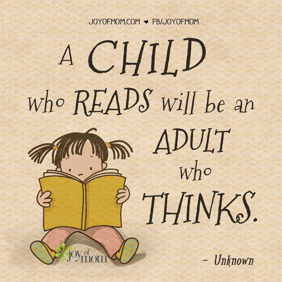 mraspinall's tweet photo. ❤️   "A child who reads will be an adult who thinks."   ❤️ https://t.co/JAll0leQ4u