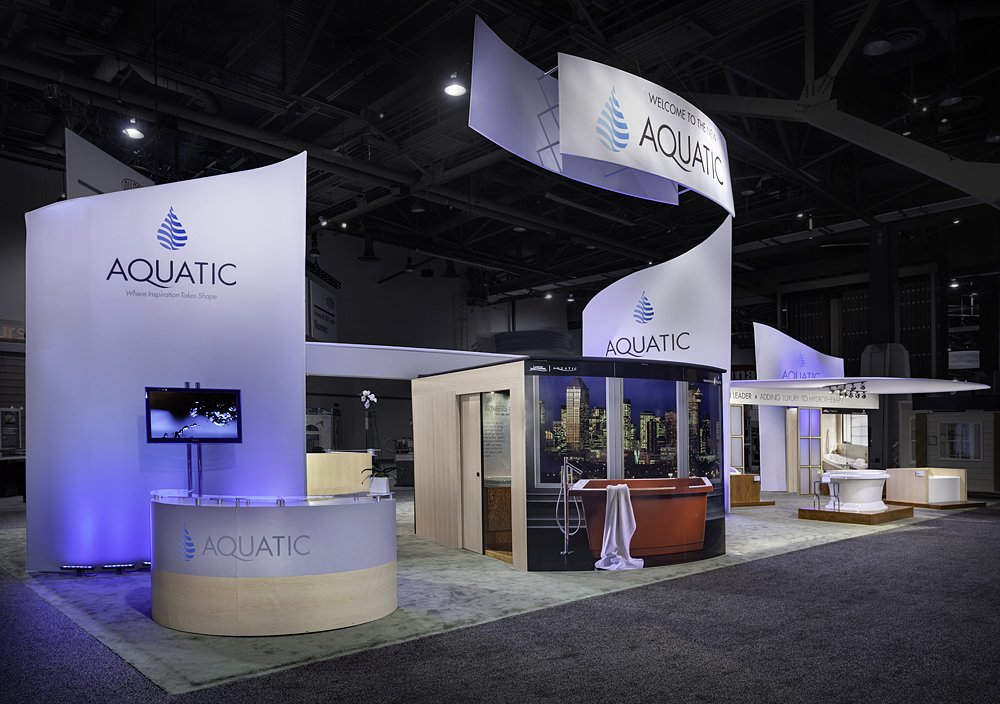 [EXHIBIT SPOTLIGHT] All the #rain and #snow this #winter makes us think of #Aquatic. Warming you up one #bath at a time! #builtbyProExhibits #Aquaticbathtub #PolarVortex