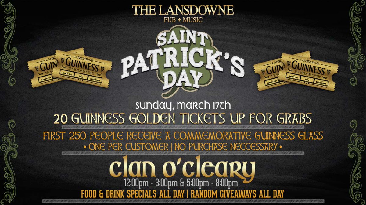 ☘💚🍻🇮🇪 It's almost our favorite day of the year! Have you made your St. Patrick's Day plans yet? #LansdowneMohegan #MoheganSun