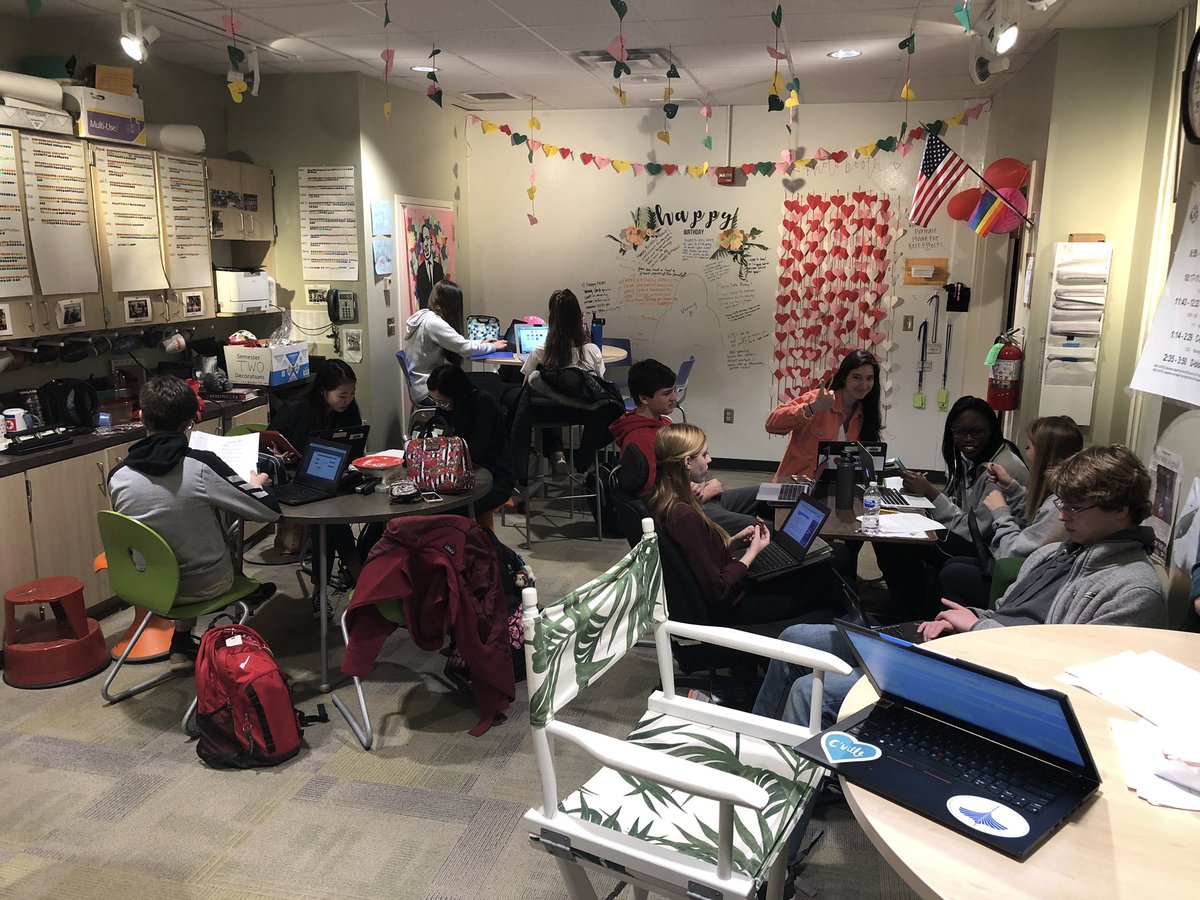 A snapshot of the <a href="/ahspeertutors/">ahspeertutors</a> at work during Patriot Period today: we are tackling Government, Spanish 2 &amp; 4, Algebra 2, and Trigonometry.