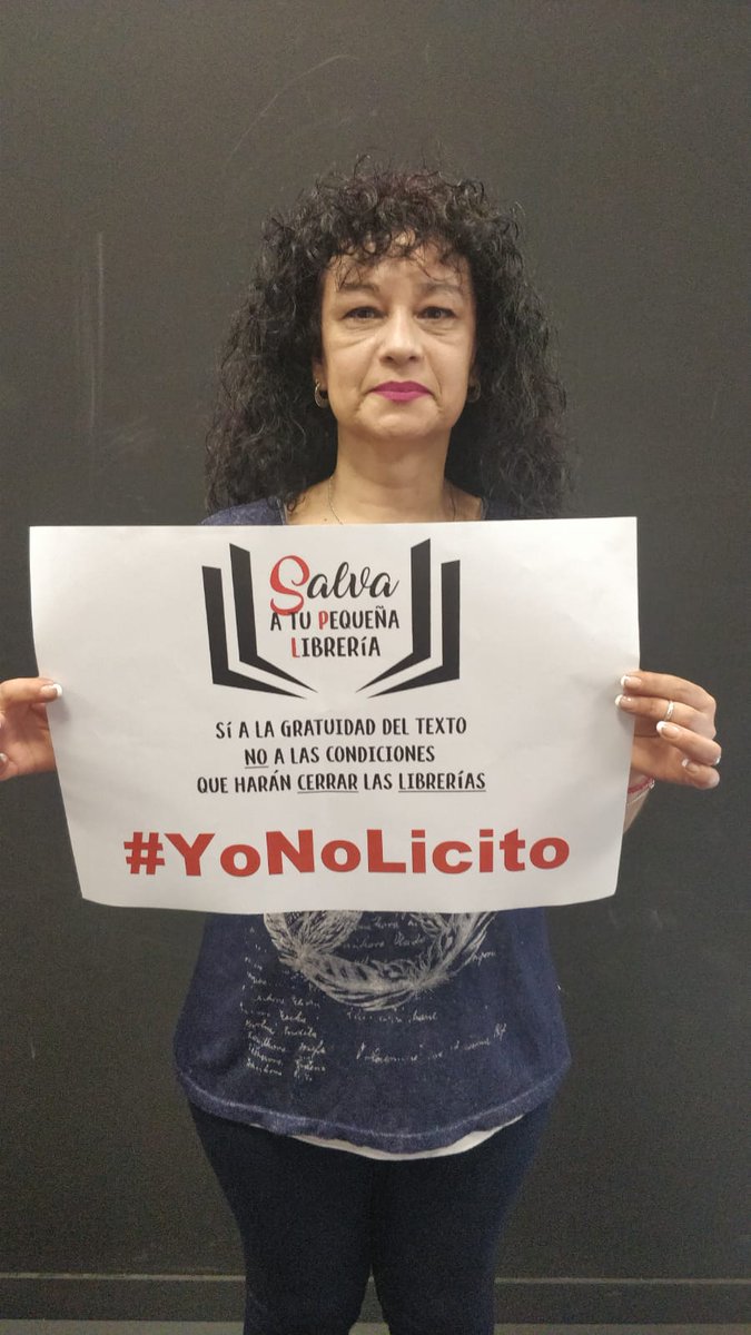 DeLibrerias's tweet photo. #YoNoLicito porque este acuerdo marco supondrá el cierre de cientos de pequeñas #librerías que no podemos acceder a las condiciones de la licitación
#librosdetexto #libros #cultura #Accede @psoe_m @PPAsamblea @PodemosCMadrid @podemosmad @Cs_Madrid https://t.co/UPMviQj9DB