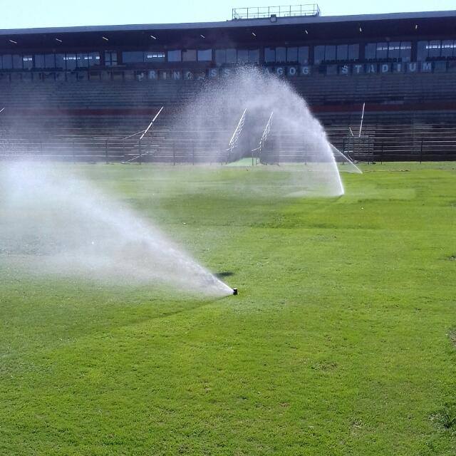 CONMARGROUP's tweet photo. Check out our irrigation technicians servicing the irrigation system at Princess Magogo Stadium #Kwamashu #KZN #Irrigation https://t.co/tQj9DHBp9n