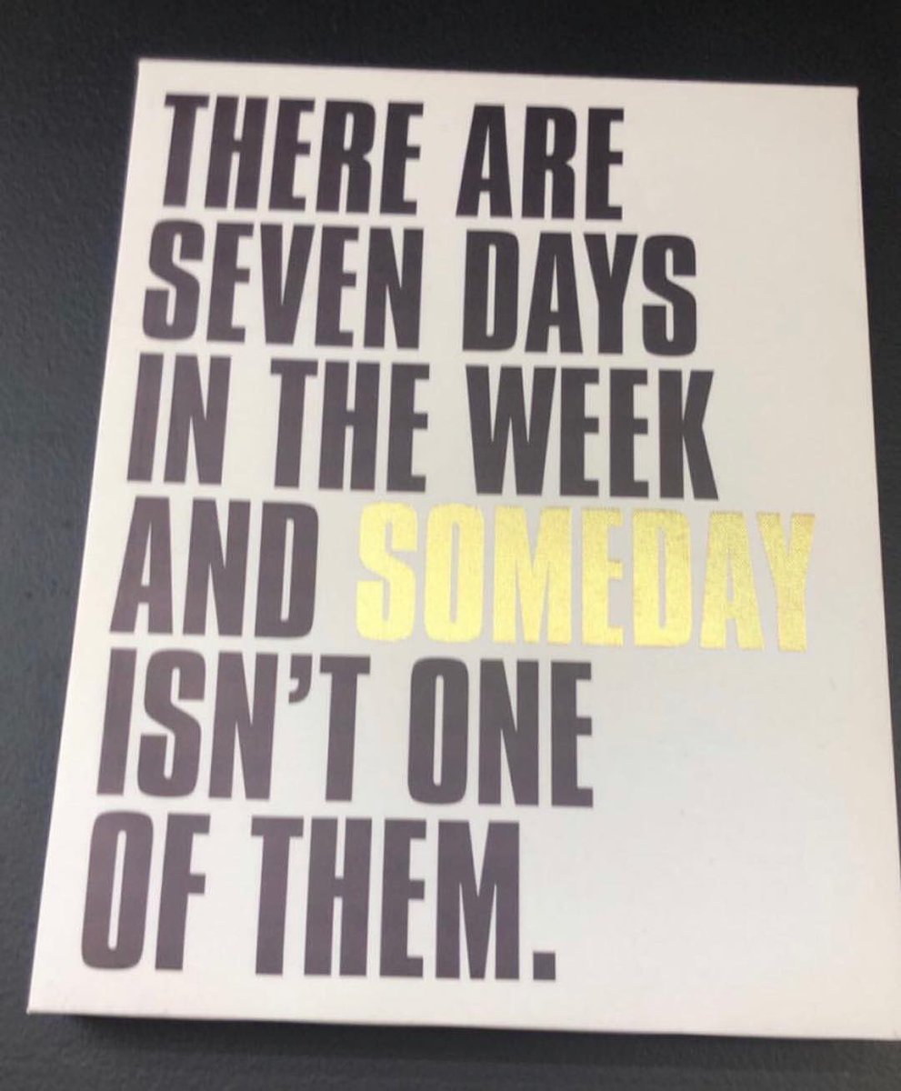 toddpickettsr's tweet photo. #JustDoIt #noexcuses https://t.co/h5SoVqJLyl