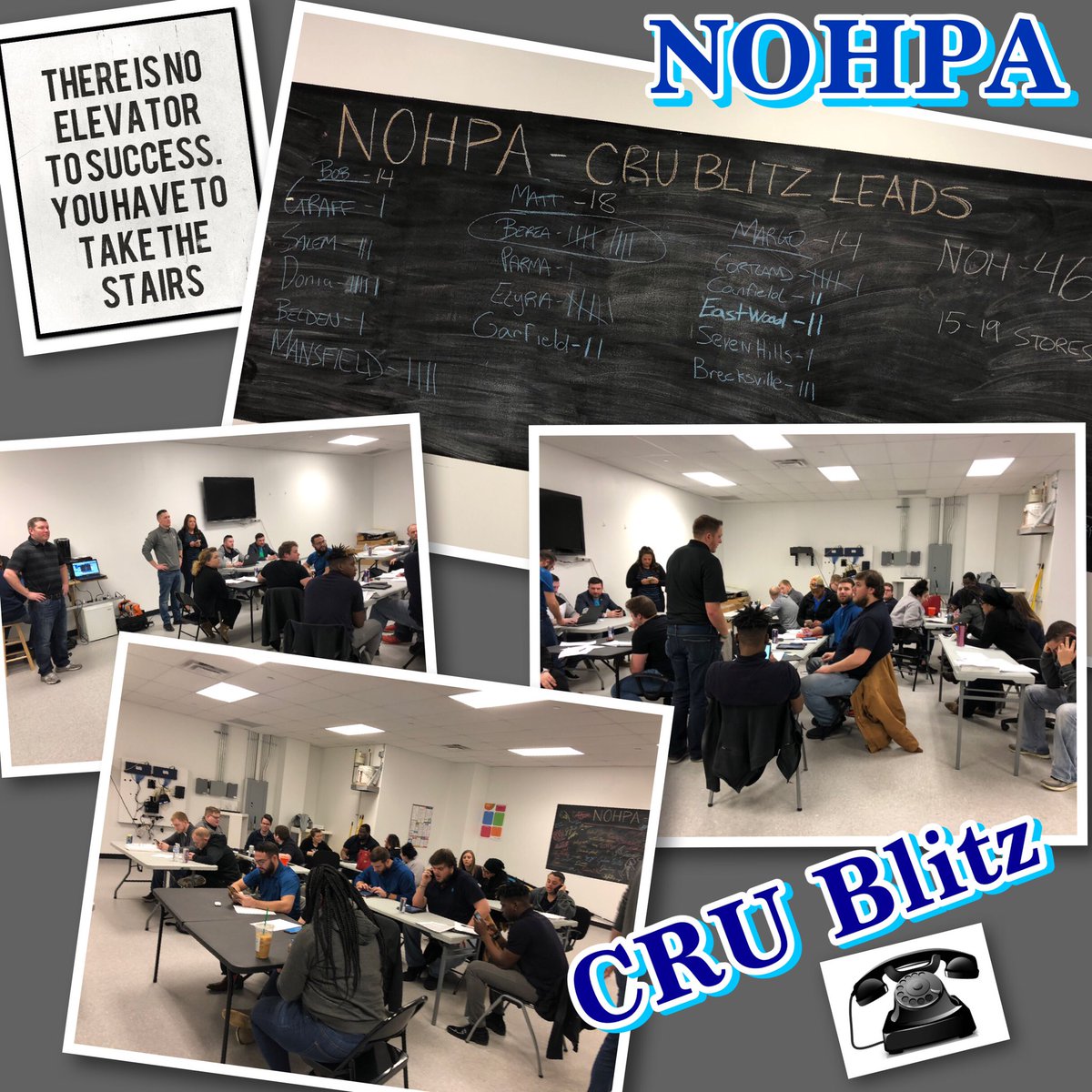 Nice CRU Blitz in NOHPA today resulting in 46 total appointments!! Special thanks to <a href="/BIGBizDecker/">Eric Decker</a> <a href="/chad_figuerado/">Chad Figuerado</a> <a href="/MeganMonnot/">Megan Monnot</a> <a href="/DanBrechbill/">Dan Brechbill</a> and <a href="/sean_nork/">Sean Nork</a> for the support and partnership! <a href="/SeanPayne_ATT/">Sean Payne</a> <a href="/PrimeInTheLand/">AT&TPrimeInTheLand</a>